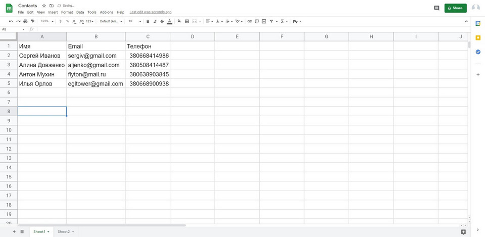 Connect and set up your Google Sheets account 5