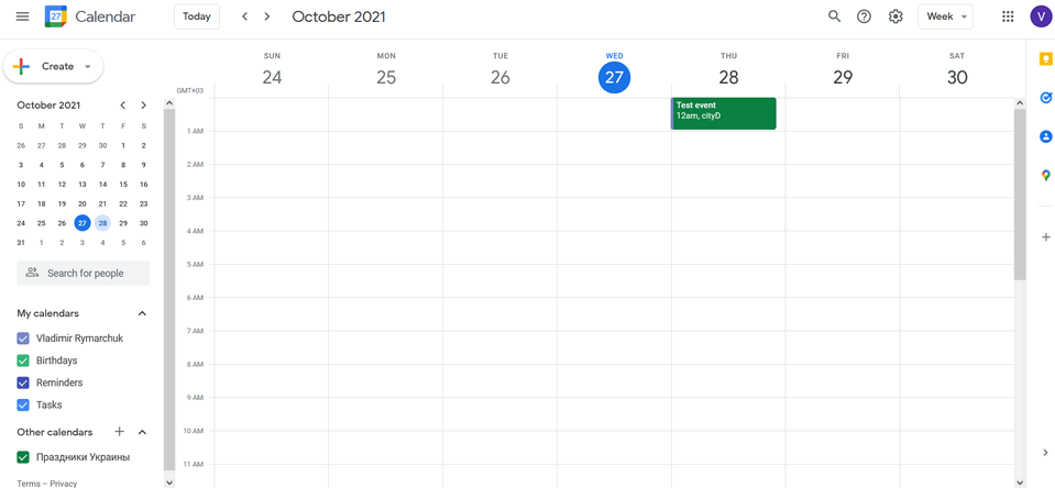 Google calendar integration module 13